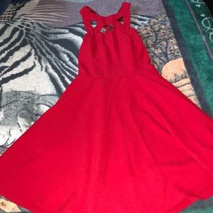 Red dress